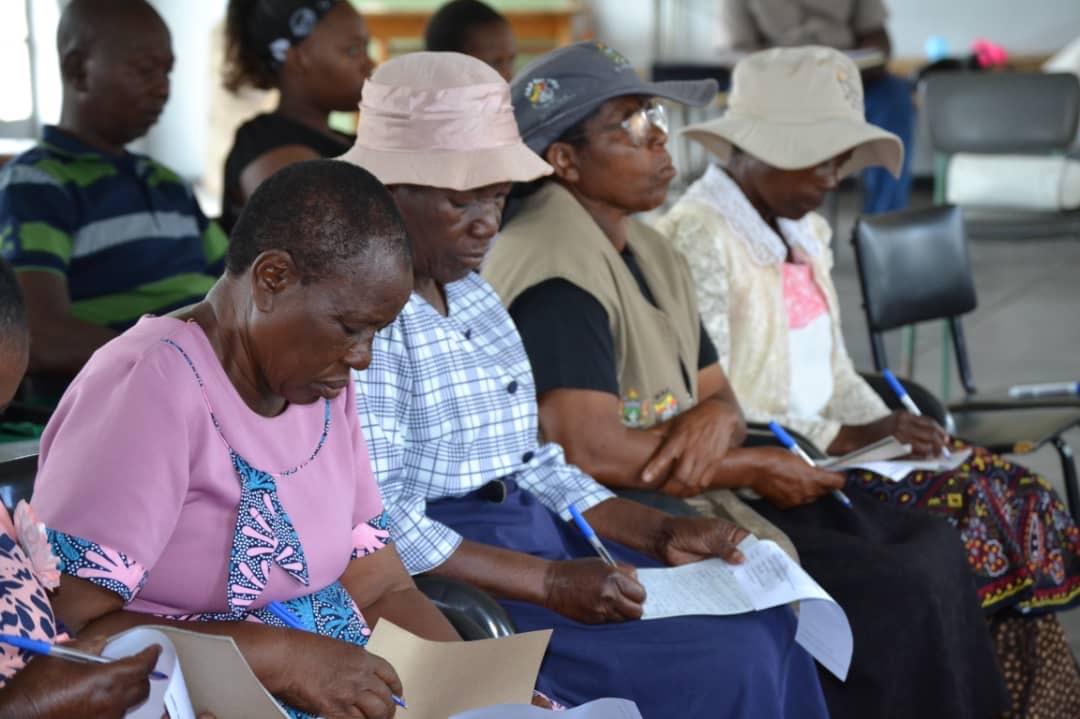 Caregivers and stakeholders receiving practical dementia care training