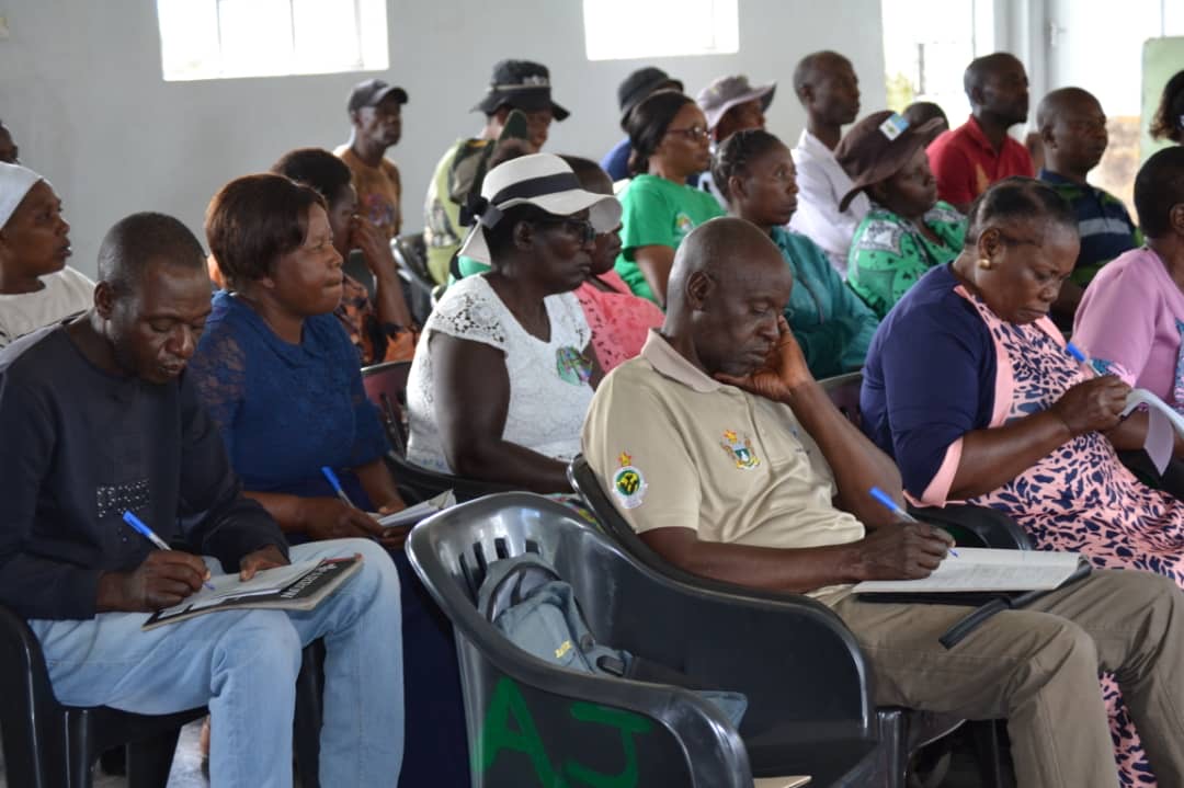 Participants attending the dementia awareness and capacity-building workshop